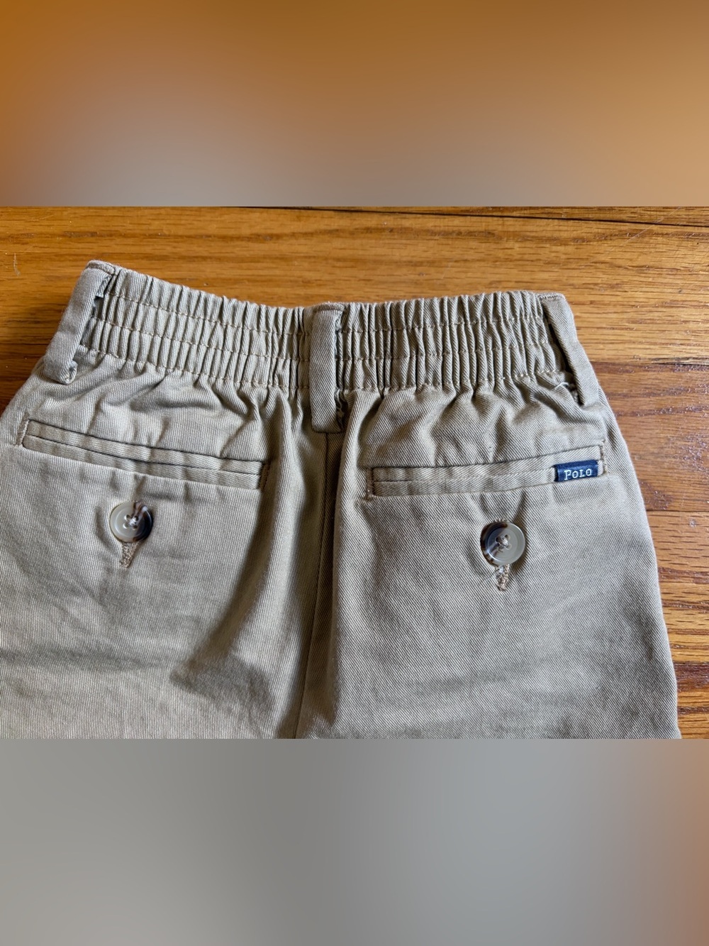 Ralph Lauren Polo kids size 18m Khaki Straight-Leg pants - Picture 3 of 4